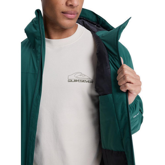 Quiksilver Ανδρικό μπουφάν Overcast 3K Insulated - Waterproof Hooded Jacket